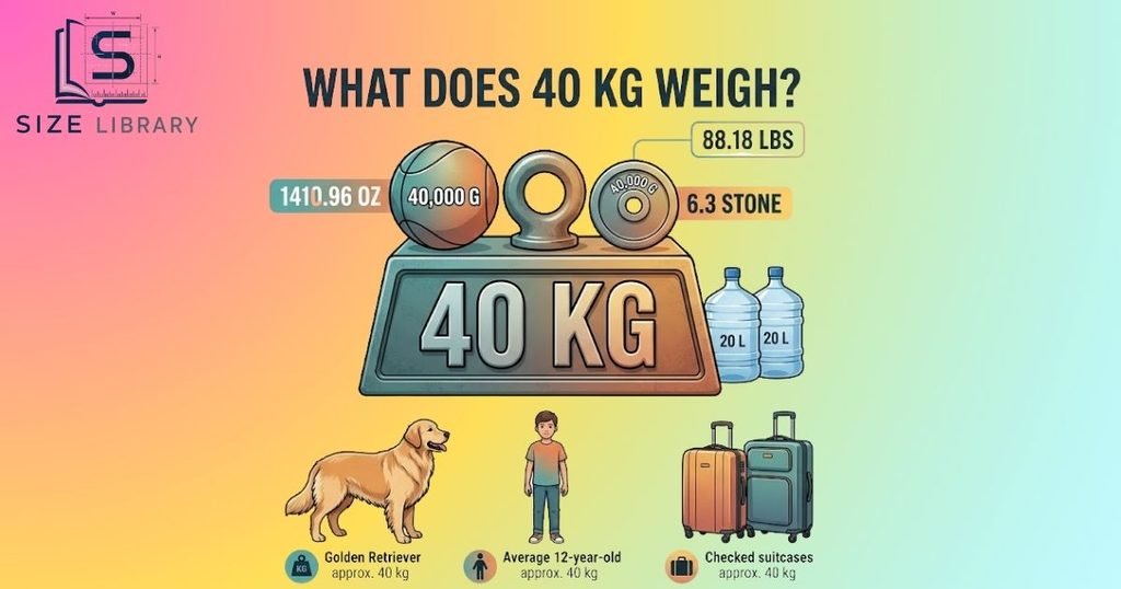 What Does 40 kg Weigh