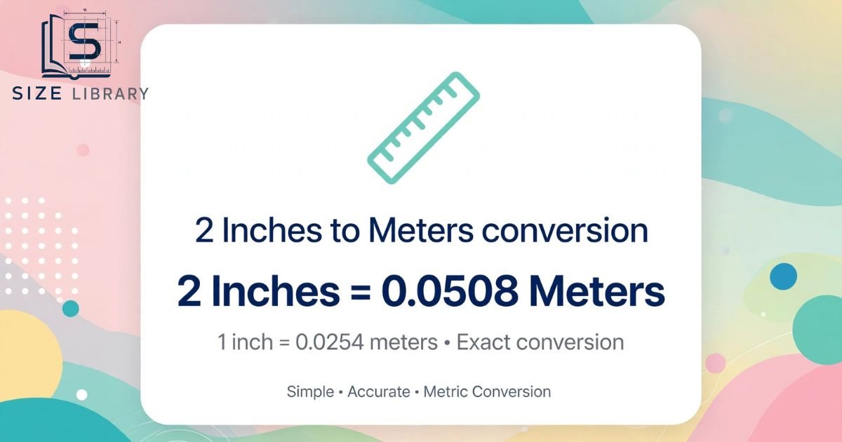 2 Inches to Meters