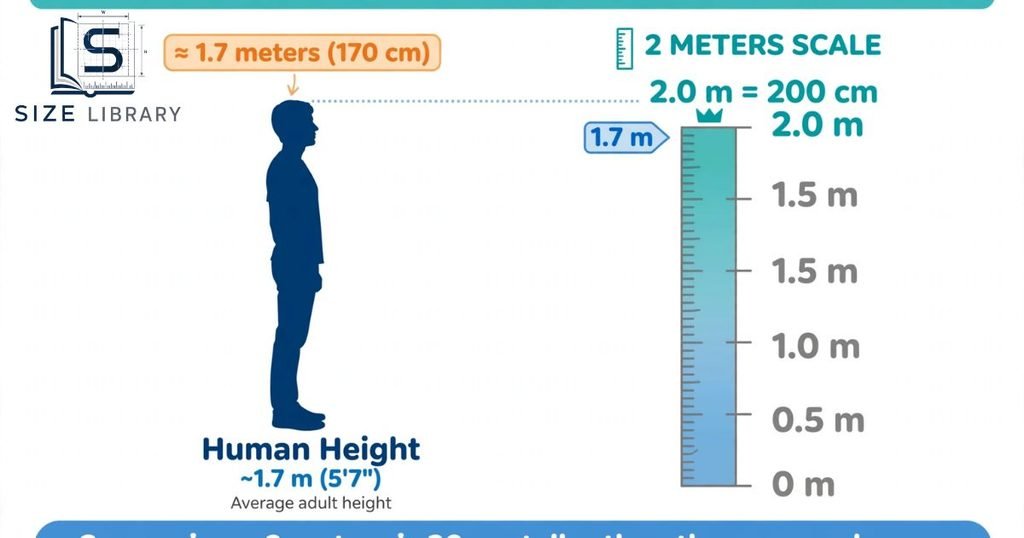How Long is 2 Meters Compared to a Human