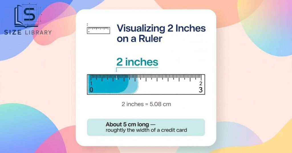 Visualizing 2 Inches on a Ruler