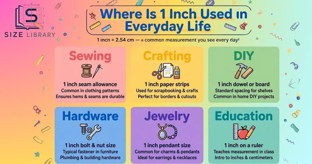 Where Is 1 Inch Used in Everyday Life